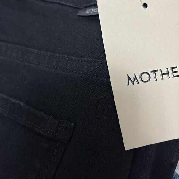 Mother The Insider Mid-Rise Frayed Step-Hem Stretch Crop Not Guilty 26 NWT $228 - Picture 10 of 10